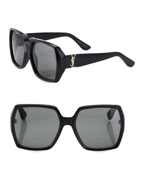 ysl square sunglasses|saint laurent oversized sunglasses.